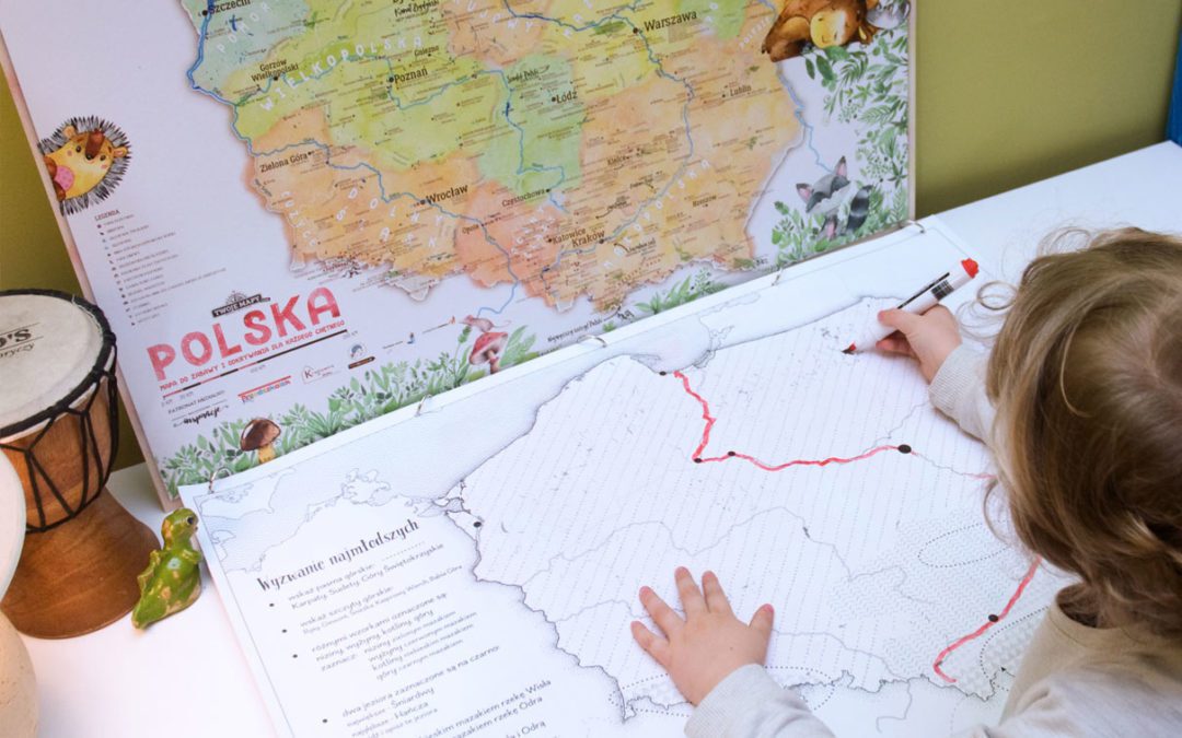 Wyzwania w zestawie „Mapa Polski dla dzieci”