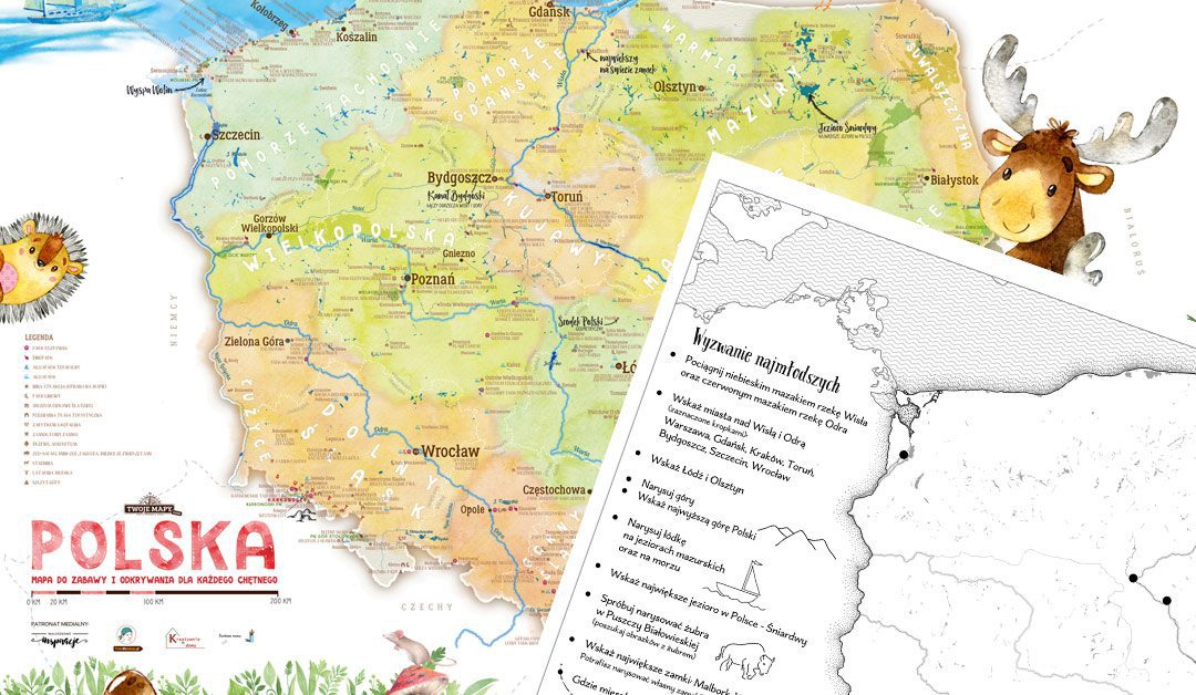 Wyzwanie geograficzne dla 5-7-latków: pliki do pobrania