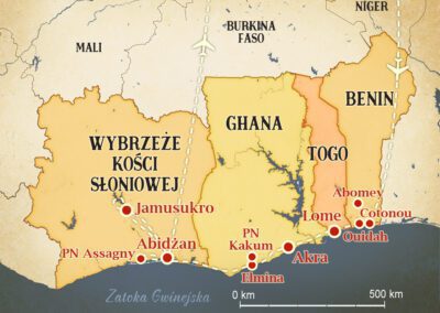 AFRYKA SR Togo Benin Ghana