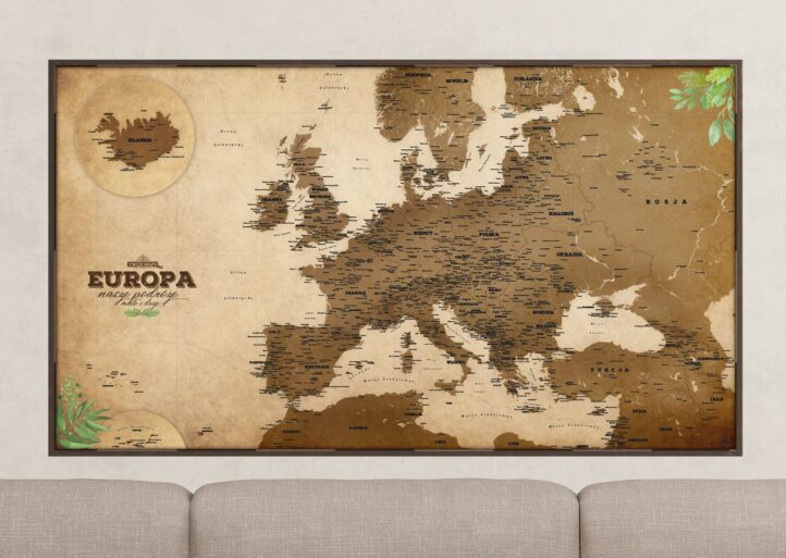 Mapa Europy papirus pozioma szersza main 1