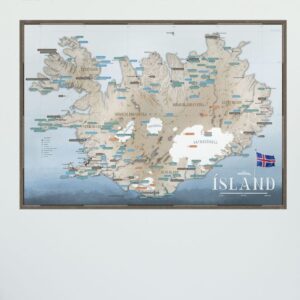 Mapa Islandii main