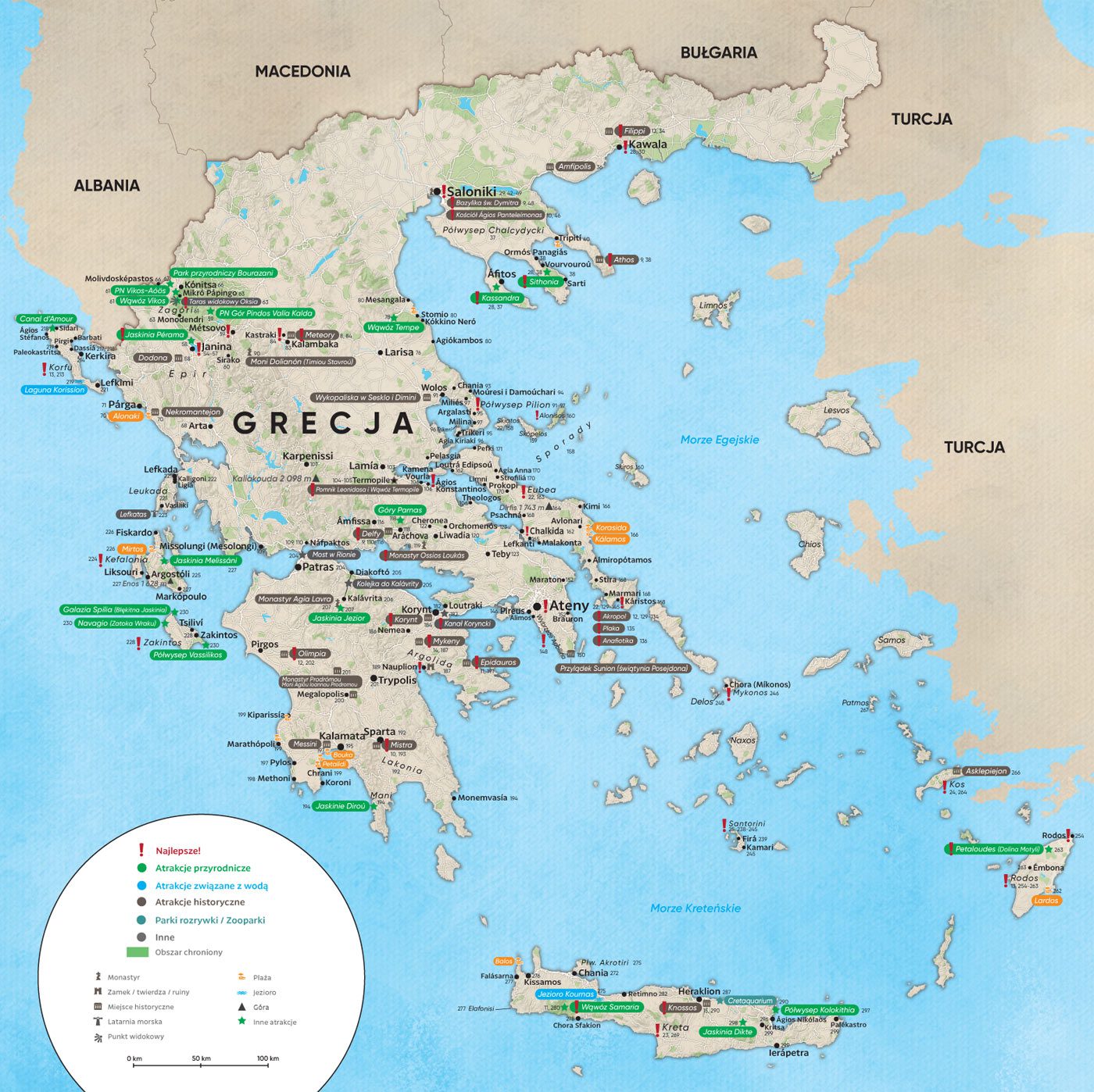 grecja mapa