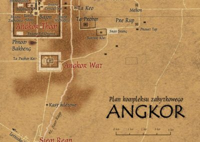 mapa do ksiazki Angkor Jacek Palkiewicz