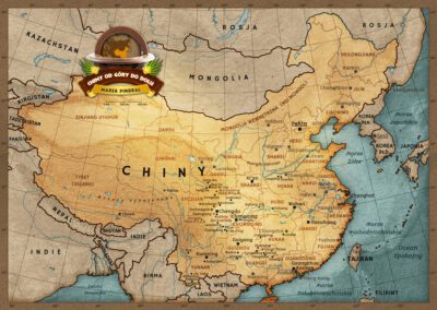 mapa do ksiazki Chiny od gory do dolu Marek Pindral BPS
