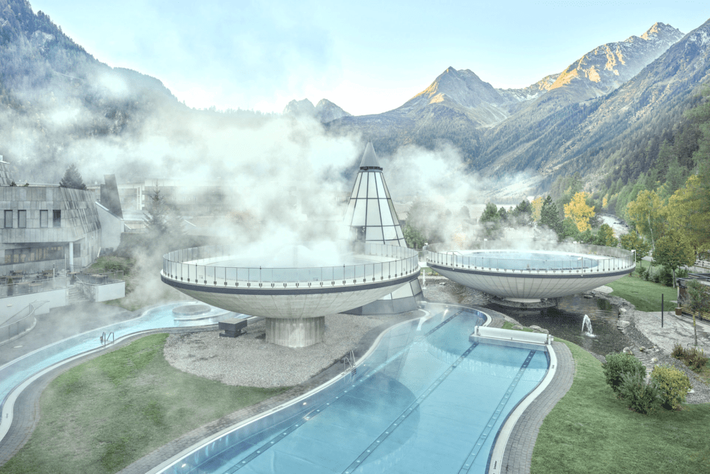 Dolina Oetz (Ötztal): Zimowe szaleństwa w Alpach austriackich 2 aqua dome therme 1920x1280 1