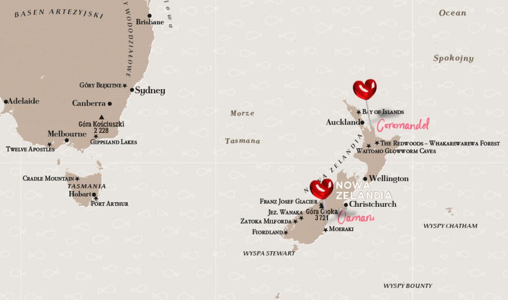 walentynki mapa swiata nowa zelandia