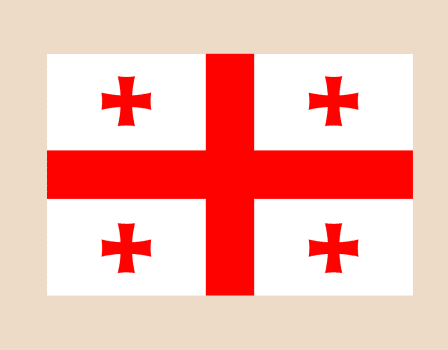 flaga gruzji projekt flagi twojemapy2