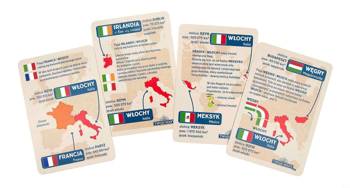 Karty "Skojarz To!" FLAGI Flaga Włoch