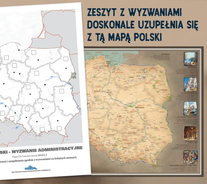 polska administracyjne mapa mapa