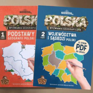 Dwa zeszyty z wyzwaniami: geografia Polski