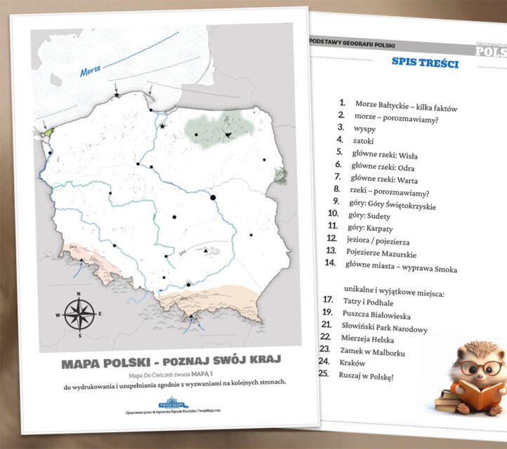 polska podstawy mapa spis tresci