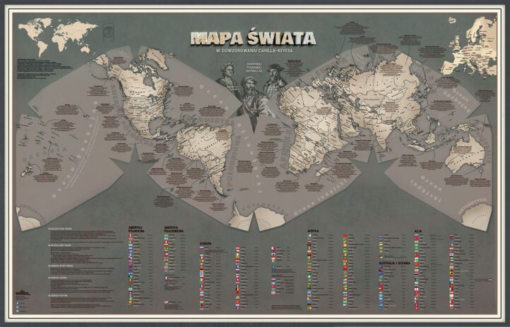 mapa swiata mlodziezowa v1 sepia cala twojemapy com