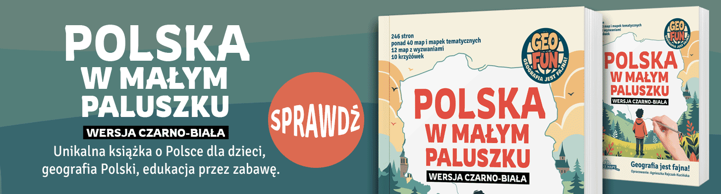 Książka o geografii Polski "POLSKA w małym paluszku"