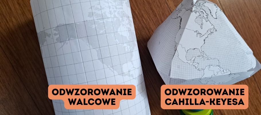 Palcem po mapie: Hobbiton – Nowa Zelandia i świat Hobbitów 11 odwzorowanie walcowe a cahilla keyesa