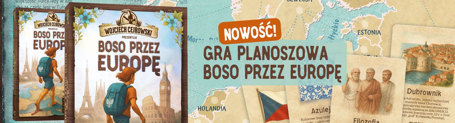 Gra edukacyjna "Boso Przez Europę"